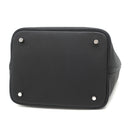 エルメス HERMES ピコタンロック MM ブラック トリヨンクレマンス ハンドバッグ シルバー金具 黒