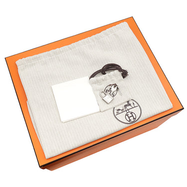 エルメス HERMES ピコタンロック MM ブラック トリヨンクレマンス ハンドバッグ シルバー金具 黒