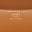 エルメス HERMES コンスタンス3 ミニ ミロワール ゴールド ヴォーエプソン ショルダーバッグ ピンクゴールド金具 茶 PG RG