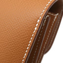 エルメス HERMES コンスタンス3 ミニ ミロワール ゴールド ヴォーエプソン ショルダーバッグ ピンクゴールド金具 茶 PG RG