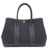 エルメス HERMES ガーデンパーティーTPM ネイビー トワルオフィシエ ネゴンダ トートバッグ シルバー金具 紺