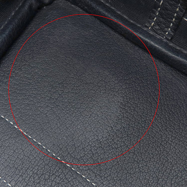 エルメス HERMES ガーデンパーティーTPM ネイビー トワルオフィシエ ネゴンダ トートバッグ シルバー金具 紺