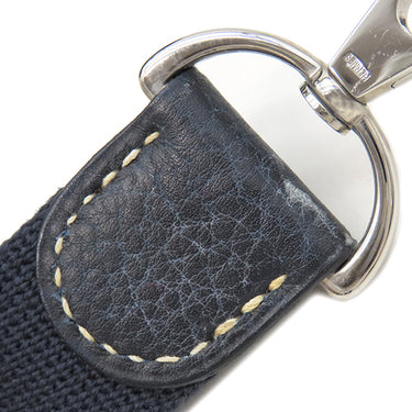 エルメス HERMES ガーデンパーティーTPM ネイビー トワルオフィシエ ネゴンダ トートバッグ シルバー金具 紺