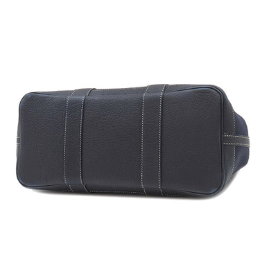 エルメス HERMES ガーデンパーティーTPM ネイビー トワルオフィシエ ネゴンダ トートバッグ シルバー金具 紺