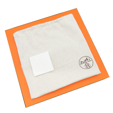 エルメス HERMES ガーデンパーティーPM ゴールド ネゴンダ トートバッグ シルバー金具 茶