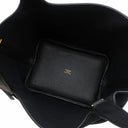 エルメス HERMES ピコタンロック カーゴPM ブラック ヴォースイフト トワルゴエラン ハンドバッグ ゴールド金具 黒