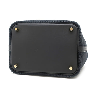 エルメス HERMES ピコタンロック カーゴPM ブラック ヴォースイフト トワルゴエラン ハンドバッグ ゴールド金具 黒