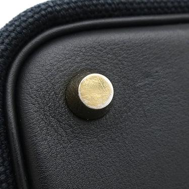 エルメス HERMES ピコタンロック カーゴPM ブラック ヴォースイフト トワルゴエラン ハンドバッグ ゴールド金具 黒