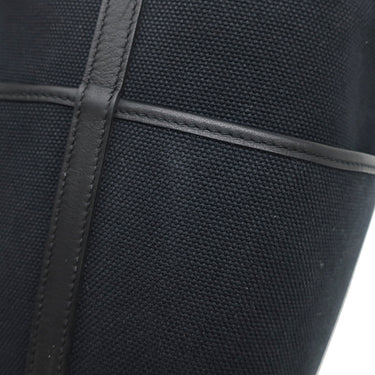 エルメス HERMES ピコタンロック カーゴPM ブラック ヴォースイフト トワルゴエラン ハンドバッグ ゴールド金具 黒