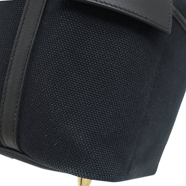 エルメス HERMES ピコタンロック カーゴPM ブラック ヴォースイフト トワルゴエラン ハンドバッグ ゴールド金具 黒