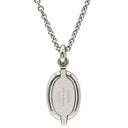 エルメス HERMES ミニマイヨン ブラックXシルバー メタル エナメル ネックレス シルバー金具 シェーヌダンクル 黒