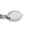 エルメス HERMES ミニマイヨン ブラックXシルバー メタル エナメル ネックレス シルバー金具 シェーヌダンクル 黒