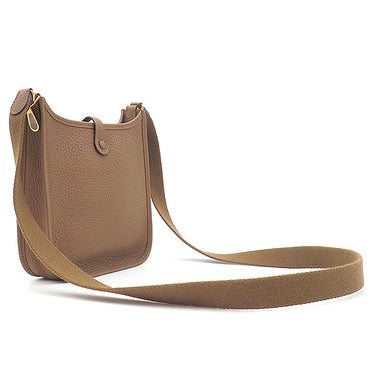 エルメス HERMES エヴリンTPM アルザン トリヨンクレマンス ショルダーバッグ ゴールド金具 新品 未使用 茶