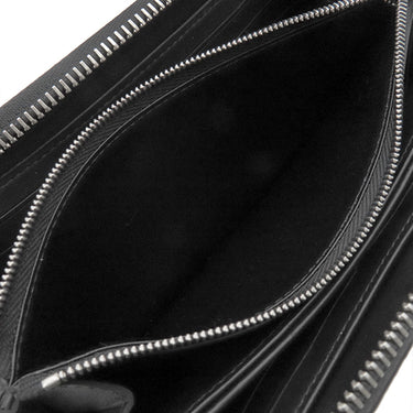 ルイヴィトン LOUIS VUITTON ジッピー ウォレット M61867 ノワール モノグラムマヒナ 長財布 シルバー金具 黒 ラウンドファスナー