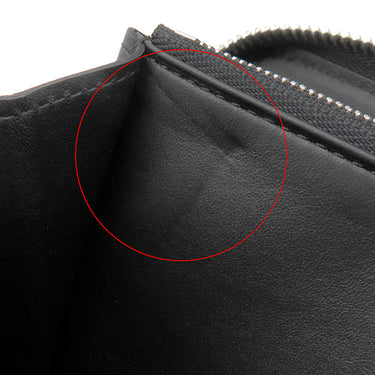 ルイヴィトン LOUIS VUITTON ジッピー ウォレット M61867 ノワール モノグラムマヒナ 長財布 シルバー金具 黒 ラウンドファスナー