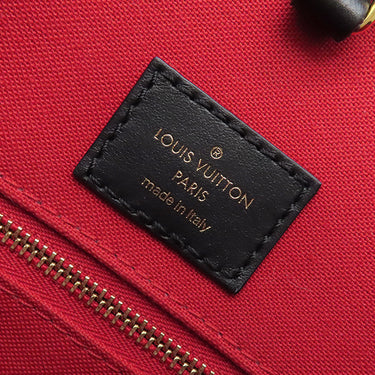 ルイヴィトン LOUIS VUITTON オンザゴー MM M45321 モノグラム モノグラムキャンバス モノグラムリバースキャンバス トートバッグ ゴールド金具 茶 ハンドバッグ ジャイアントモノグラム