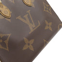 ルイヴィトン LOUIS VUITTON オンザゴー MM M45321 モノグラム モノグラムキャンバス モノグラムリバースキャンバス トートバッグ ゴールド金具 茶 ハンドバッグ ジャイアントモノグラム