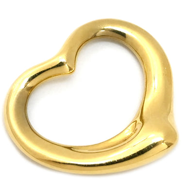 ティファニー Tiffany & Co オープンハート イエローゴールド K18YG ペンダントトップ エルサペレッティ