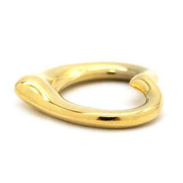 ティファニー Tiffany & Co オープンハート イエローゴールド K18YG ペンダントトップ エルサペレッティ