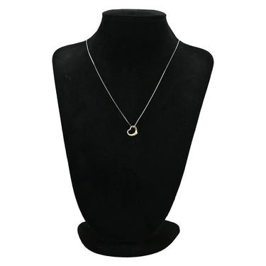 ティファニー Tiffany & Co オープンハート イエローゴールド K18YG ペンダントトップ エルサペレッティ