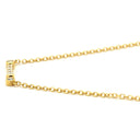 ティファニー Tiffany & Co フルール ド リス ステム イエローゴールド K18YG ダイヤモンド ネックレス Au750 Tiffany