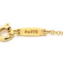 ティファニー Tiffany & Co フルール ド リス ステム イエローゴールド K18YG ダイヤモンド ネックレス Au750 Tiffany