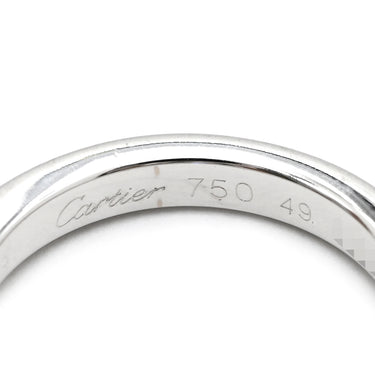 カルティエ Cartier デートウィズ 1Pダイヤ N4151149 ホワイトゴールド K18WG ダイヤモンド #49(JP9) リング 指輪 750 18K WG 18金 9号