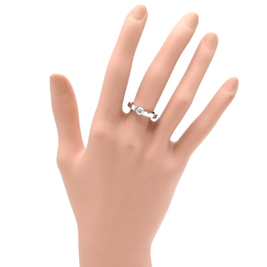カルティエ Cartier デートウィズ 1Pダイヤ N4151149 ホワイトゴールド K18WG ダイヤモンド #49(JP9) リング 指輪 750 18K WG 18金 9号