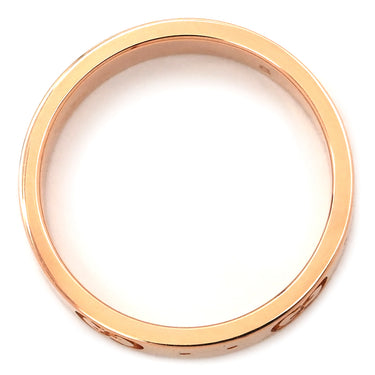 グッチ GUCCI アイコン ピンクゴールド K18PG ＃8 リング 指輪 GUCCI 750PG K18 18金 8号