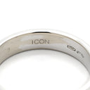グッチ GUCCI アイコン スリム 660070 ホワイトゴールド K18WG #9 リング 指輪 Au750 750 18K ホワイトゴールド 9号