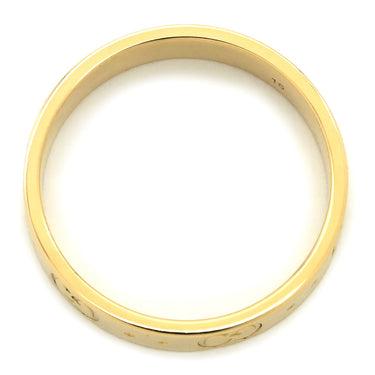 グッチ GUCCI アイコン イエローゴールド K18YG #15 リング 指輪 Au750 750 18K 14.5号