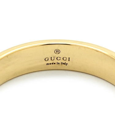 グッチ GUCCI アイコン イエローゴールド K18YG #15 リング 指輪 Au750 750 18K 14.5号