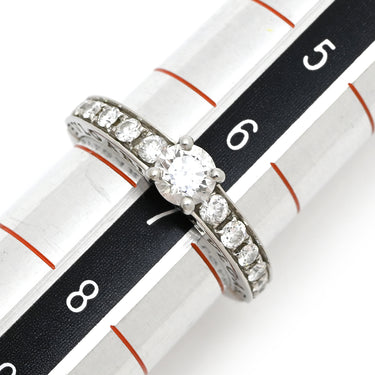 ブルガリ BVLGARI デディカータ ア ヴェネチア ダイヤリング プラチナシルバー Pt950 ダイヤモンド リング 指輪 7号