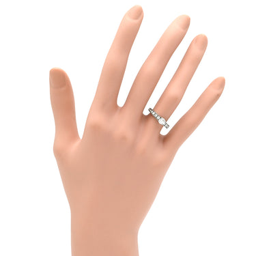 ブルガリ BVLGARI デディカータ ア ヴェネチア ダイヤリング プラチナシルバー Pt950 ダイヤモンド リング 指輪 7号