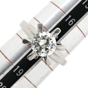 ノンブランド NON BRAND ダイヤ 立爪リング プラチナシルバー Pt900 ダイヤモンド リング 指輪 1石 1粒 17.5号