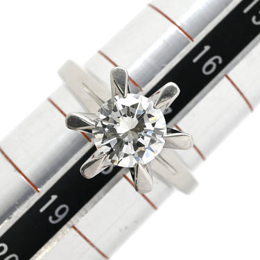 ノンブランド NON BRAND ダイヤ 立爪リング プラチナシルバー Pt900 ダイヤモンド リング 指輪 1石 1粒 17.5号