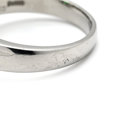 ノンブランド NON BRAND エメラルド ダイヤモンド リング プラチナシルバー Pt900 エメラルド ダイヤモンド リング 指輪 グリーン 緑 スクエア 17.5号