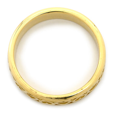 ティファニー Tiffany & Co カットアウトハートリング イエローゴールド K18YG リング 指輪 T＆Co. 750 750YG 透かし彫り 16号