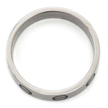 カルティエ Cartier ラブリング スモールモデル B4085148 ホワイトゴールド K18WG #48 リング 指輪 LOVE Ring Au750 18K 18金 ミニサイズ 8号