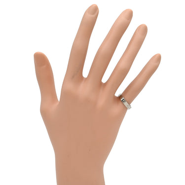 カルティエ Cartier ラブリング スモールモデル B4085148 ホワイトゴールド K18WG #48 リング 指輪 LOVE Ring Au750 18K 18金 ミニサイズ 8号