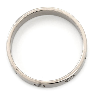 カルティエ Cartier ラブリング スモールモデル B4085157 ホワイトゴールド K18WG #57 リング 指輪 LOVE Ring Au750 18K 18金 ミニサイズ 17号