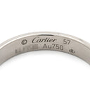 カルティエ Cartier ラブリング スモールモデル B4085157 ホワイトゴールド K18WG #57 リング 指輪 LOVE Ring Au750 18K 18金 ミニサイズ 17号