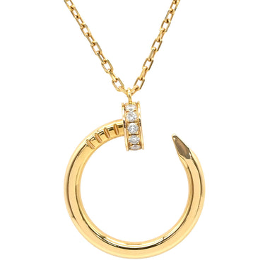 カルティエ Cartier ジュストアンクル ダイヤモンド ネックレス B3047000 ピンクゴールド K18PG ダイヤモンド ネックレス 750PG K18 18金