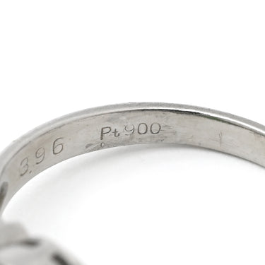 ノンブランド NON BRAND ヒスイ ダイヤリング プラチナシルバー Pt900 ヒスイ ダイヤモンド リング 指輪 翡翠 グリーン 11.5号