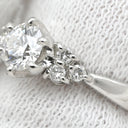 ノンブランド NON BRAND ダイヤリング プラチナシルバー Pt900 ダイヤモンド リング 指輪 7号