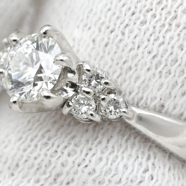 ノンブランド NON BRAND ダイヤリング プラチナシルバー Pt900 ダイヤモンド リング 指輪 7号