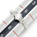 ノンブランド NON BRAND ダイヤリング プラチナシルバー Pt900 ダイヤモンド リング 指輪 7号