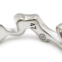 カルティエ Cartier シグネチャー ロゴリング ホワイトゴールド K18WG #47（JP7） リング 指輪 Cartier Au750 18K 18金 ロゴ文字 7号