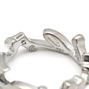 カルティエ Cartier シグネチャー ロゴリング ホワイトゴールド K18WG #47（JP7） リング 指輪 Cartier Au750 18K 18金 ロゴ文字 7号