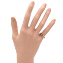 カルティエ Cartier シグネチャー ロゴリング ホワイトゴールド K18WG #47（JP7） リング 指輪 Cartier Au750 18K 18金 ロゴ文字 7号